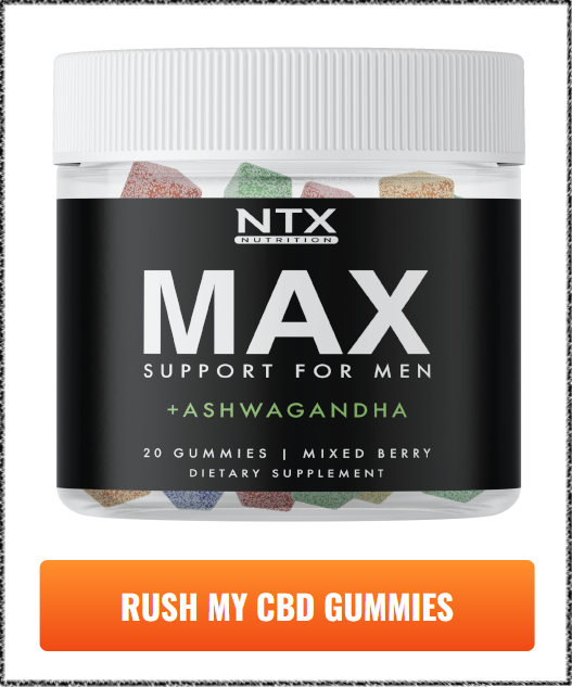 NTX Max Gummies Bottle